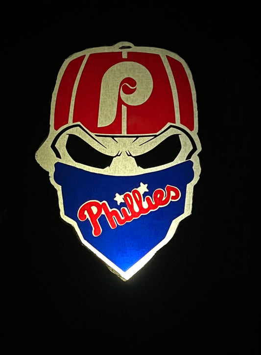 Fightins’! Phillies Skull