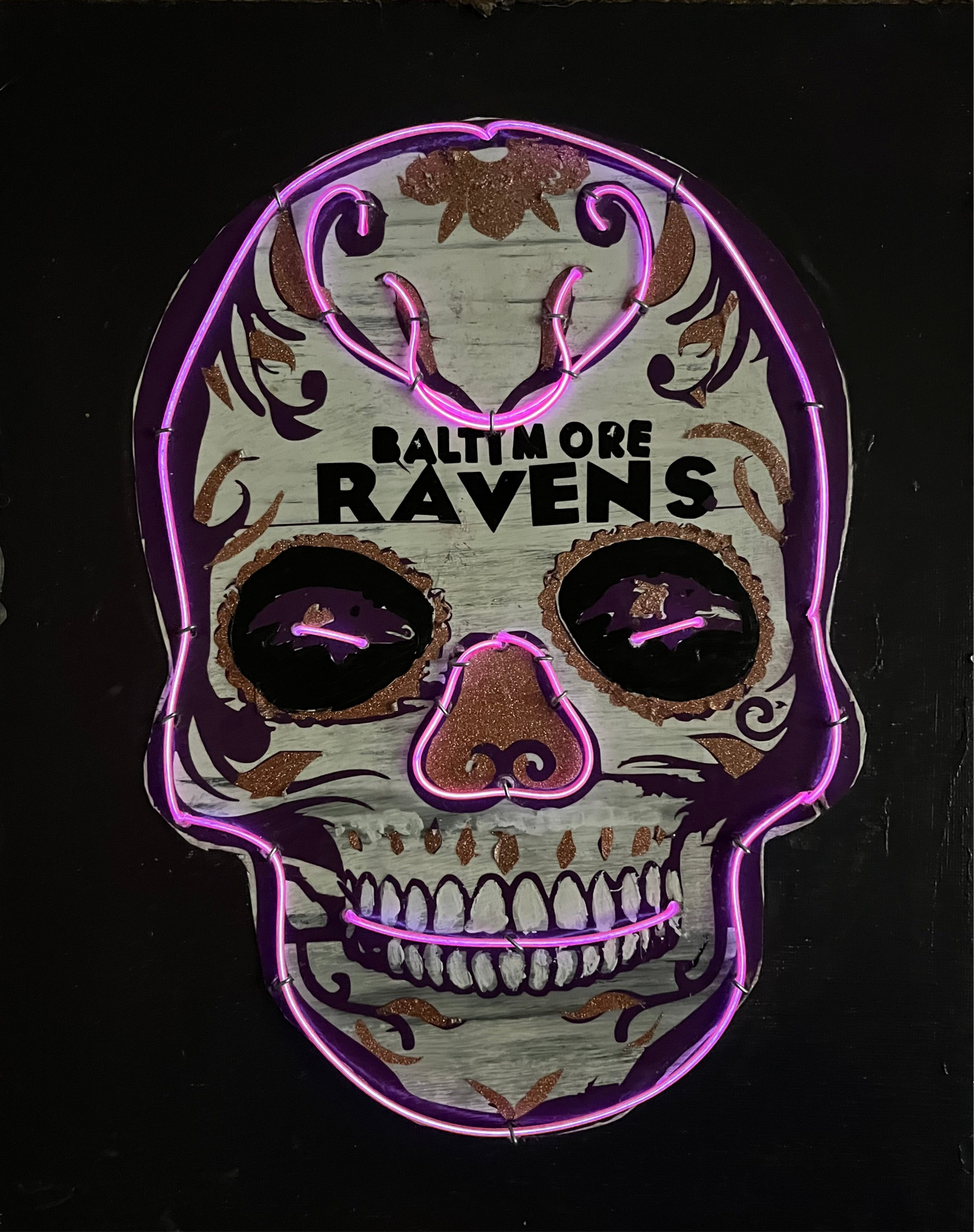Baltimore Ravens Skull