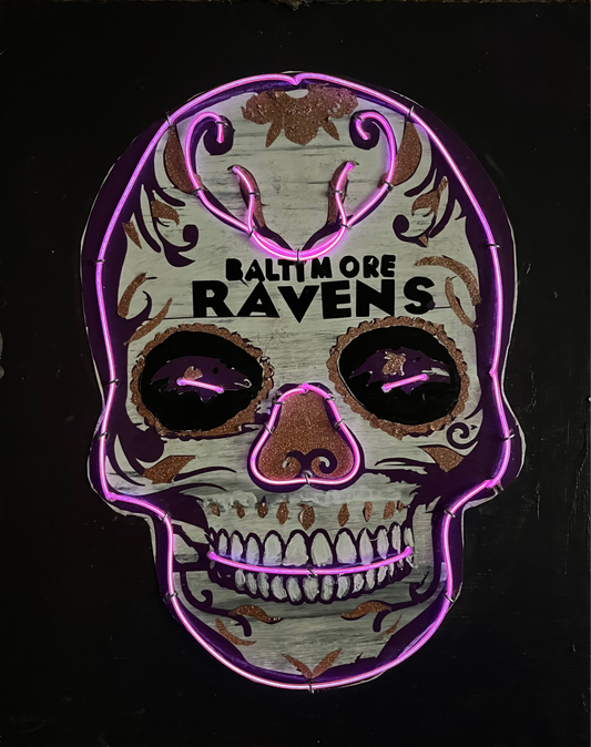 Baltimore Ravens Skull